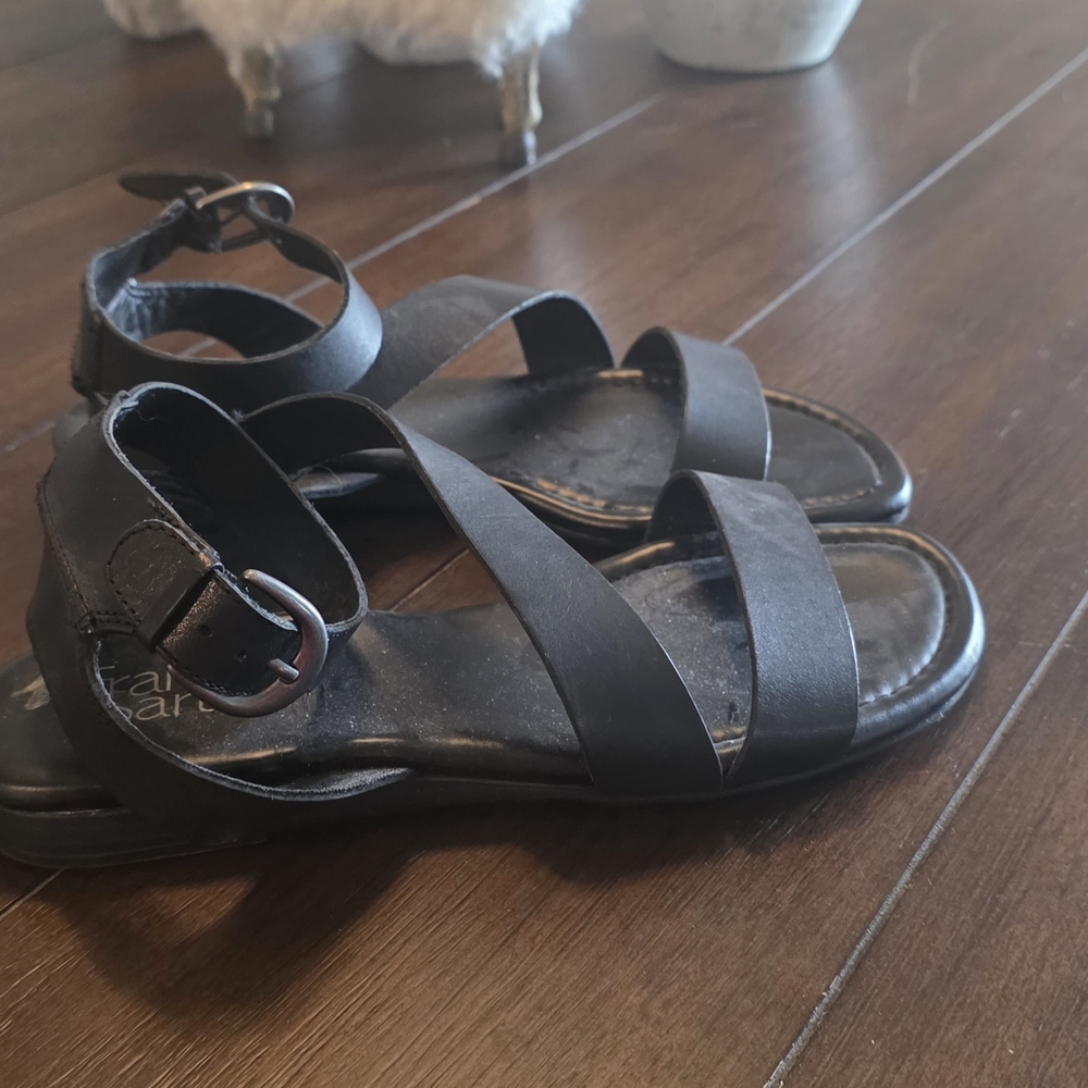 Franco Sarto Black Sandals